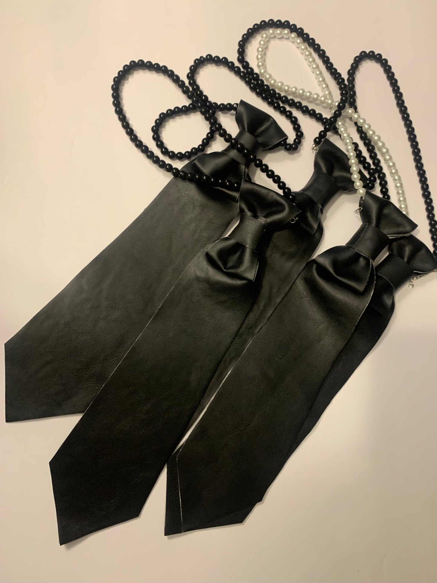 Leather Neckties
