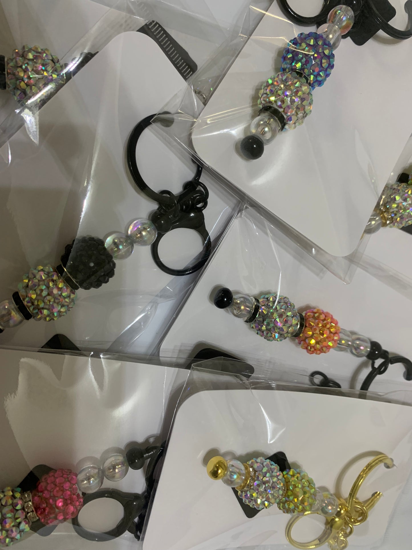 Bling Ball Keychains
