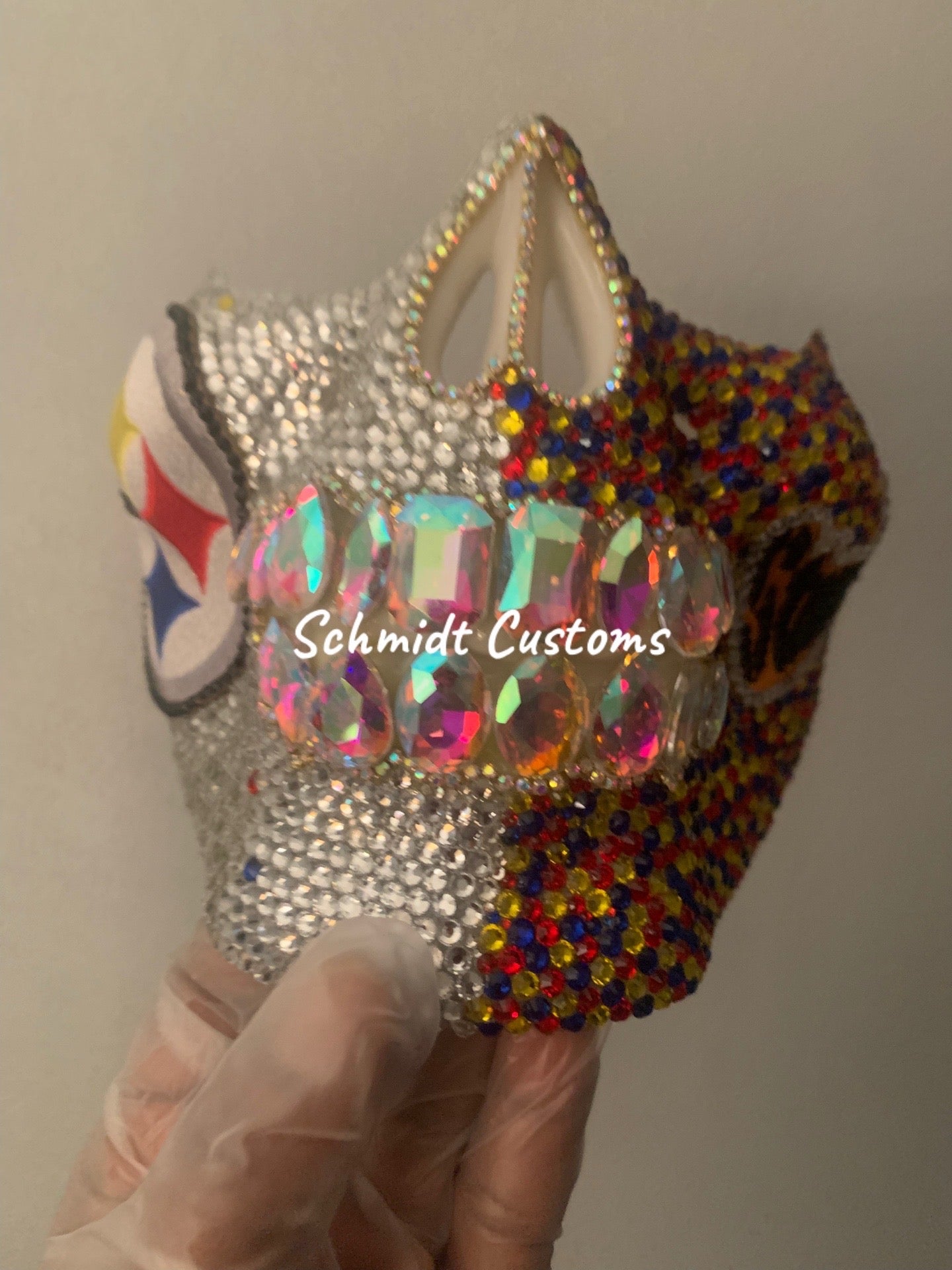 Steel City Bling Skull Mask