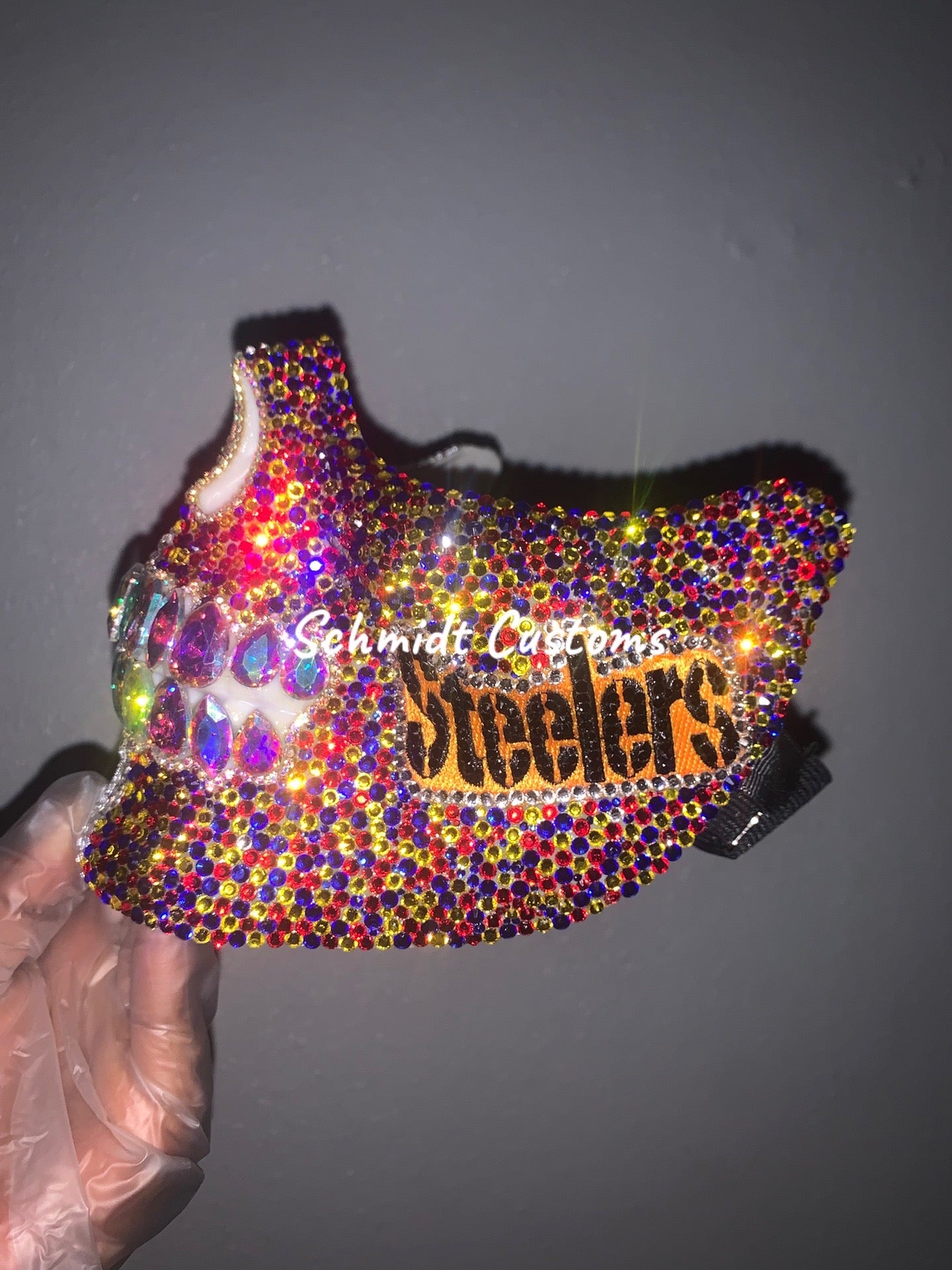 Steel City Bling Skull Mask