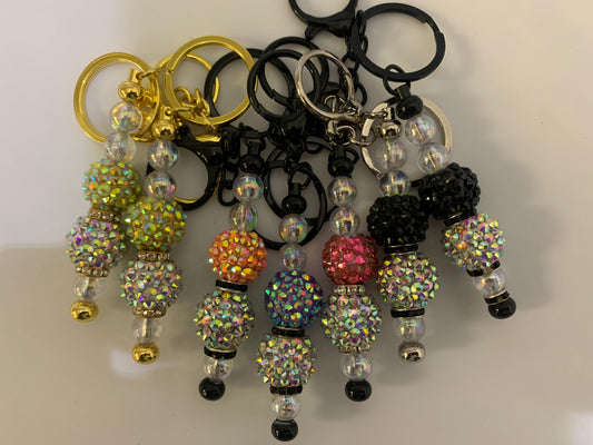 Bling Ball Keychains