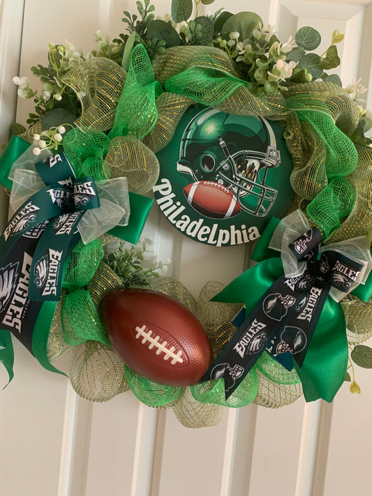 Philadelphia Eagles Wreath