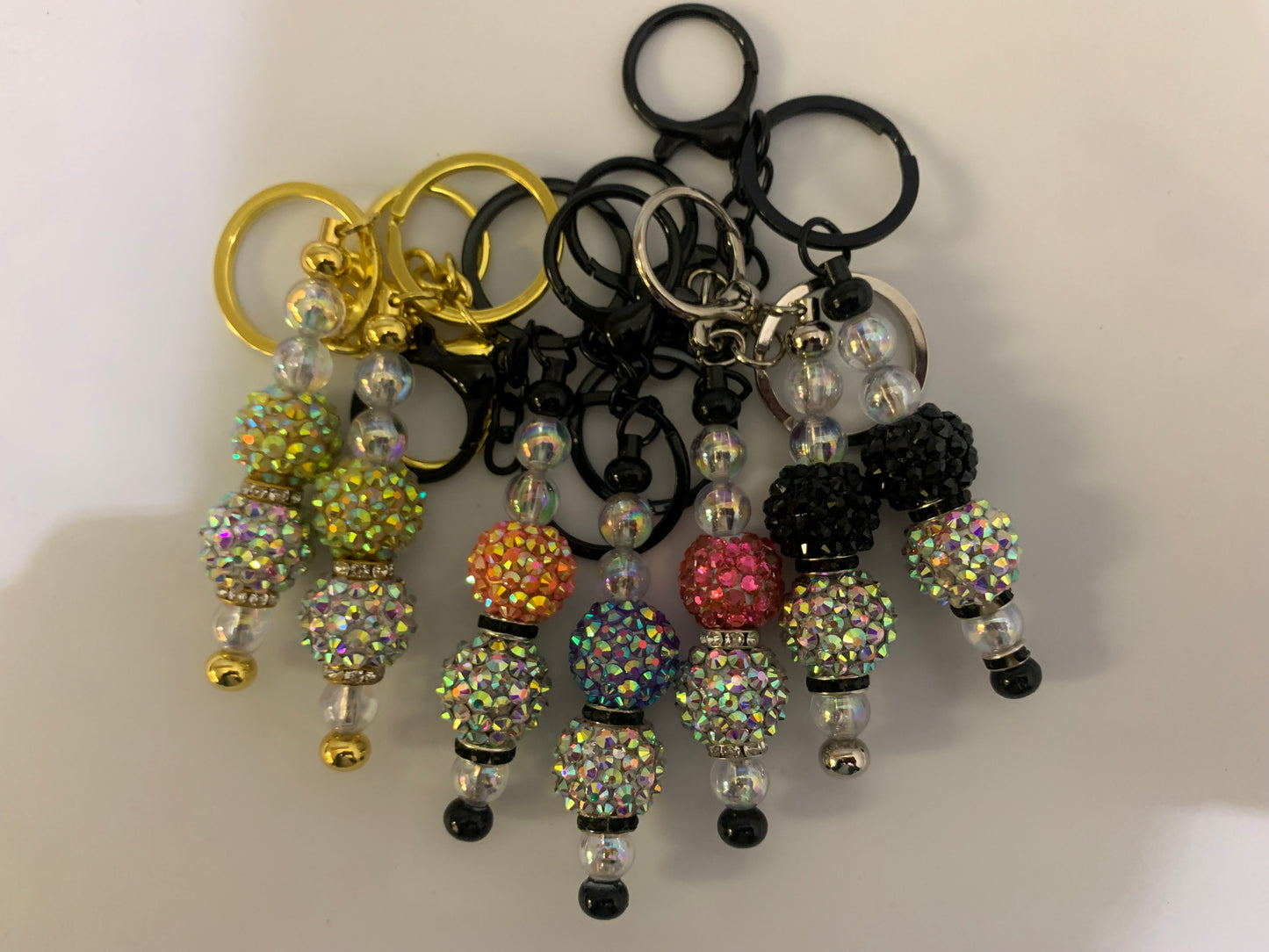 Bling Ball Keychains