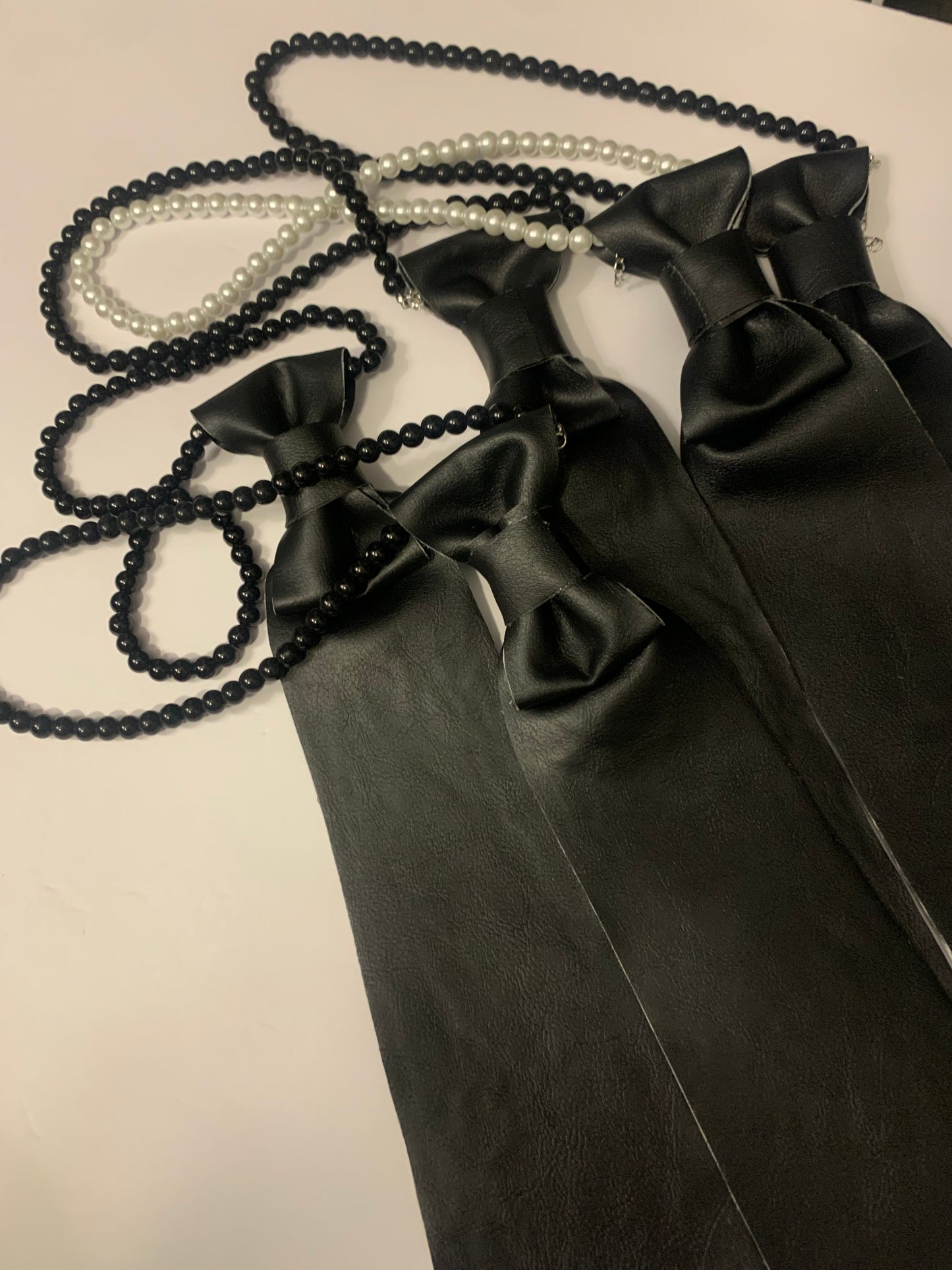 Leather Neckties