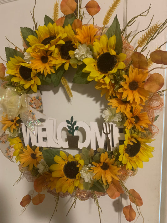 Sunflowers Wreath