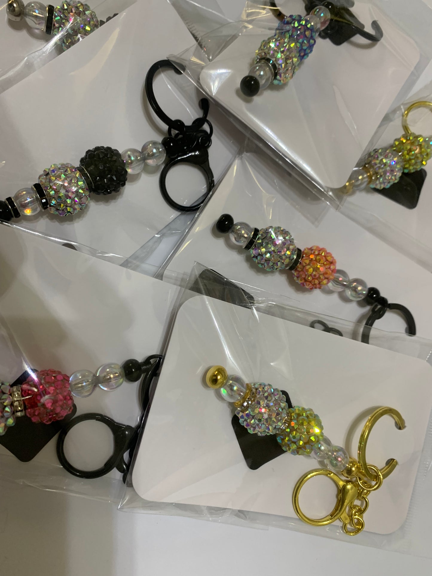 Bling Ball Keychains