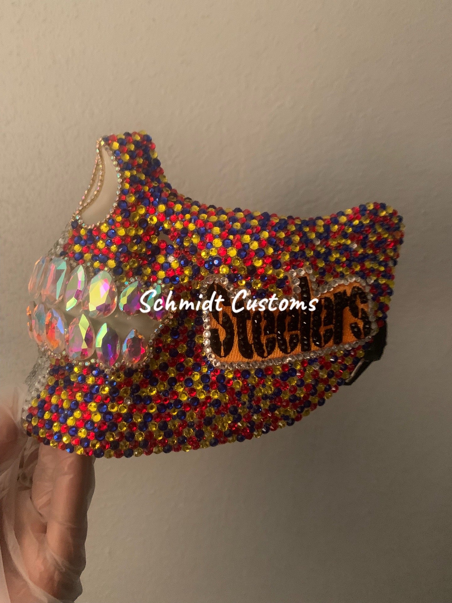 Steel City Bling Skull Mask