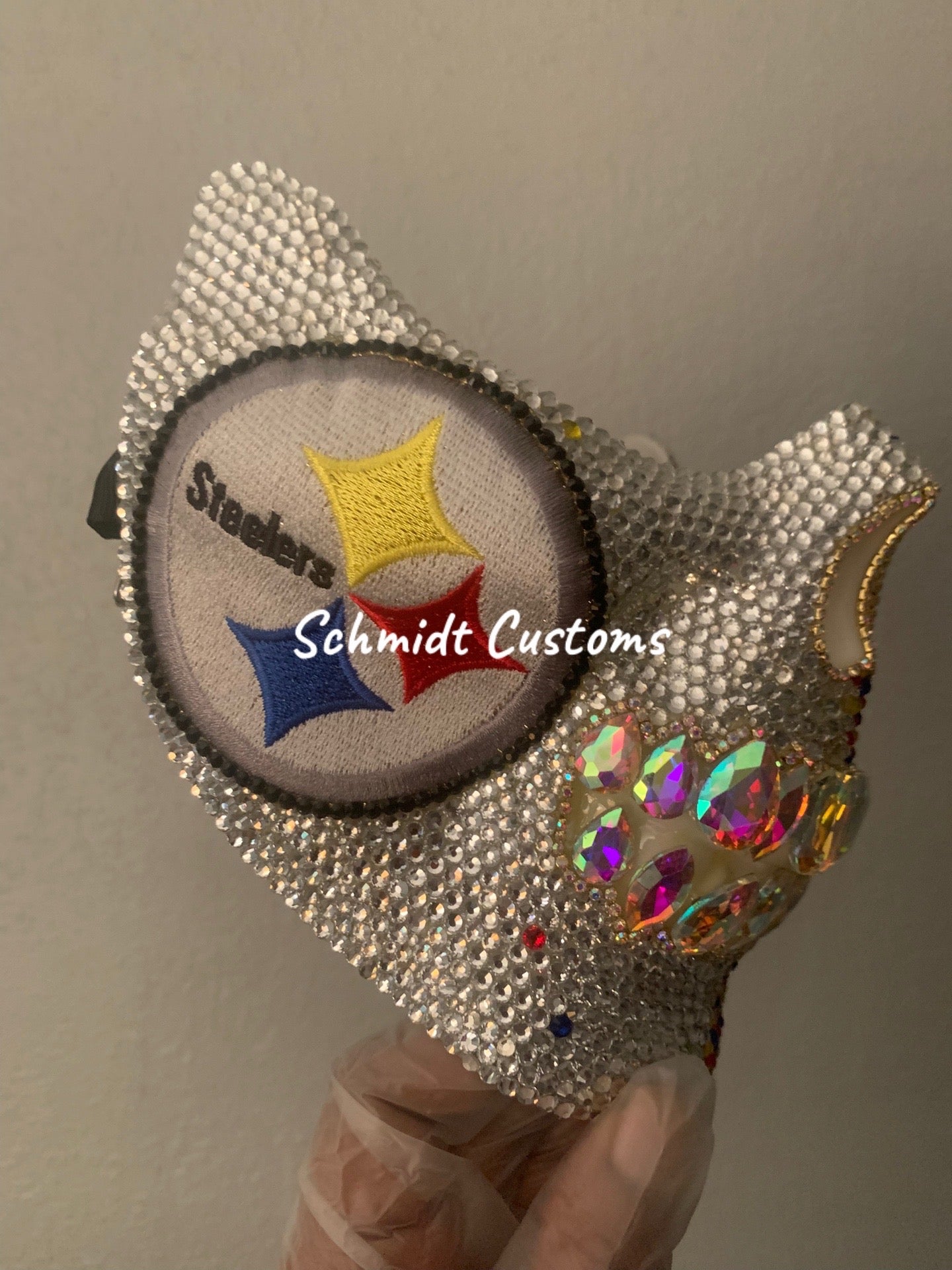 Steel City Bling Skull Mask