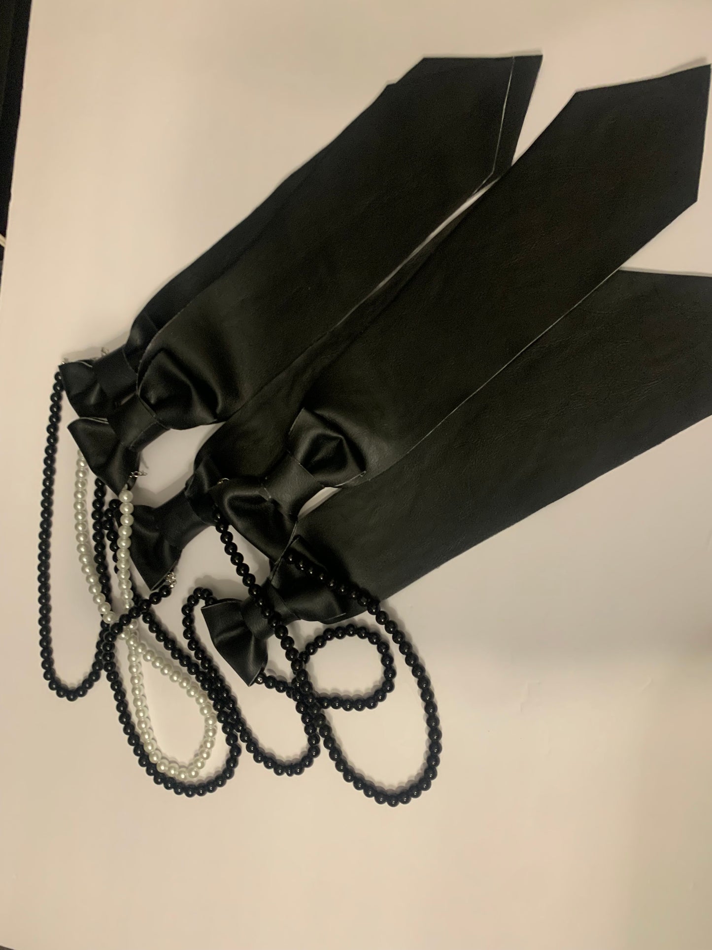 Leather Neckties